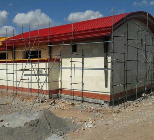 پوشش سوله با ورق رنگی کوتاه