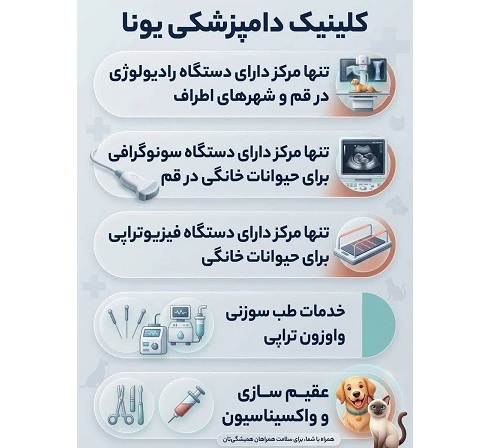 کلینیک تخصصی دامپزشکی حیوانات خانگی در قم