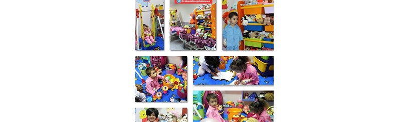 افتتاح اتاق بازی در بیمارستان روحانی بابل با اسباب‌بازی‌های نذری